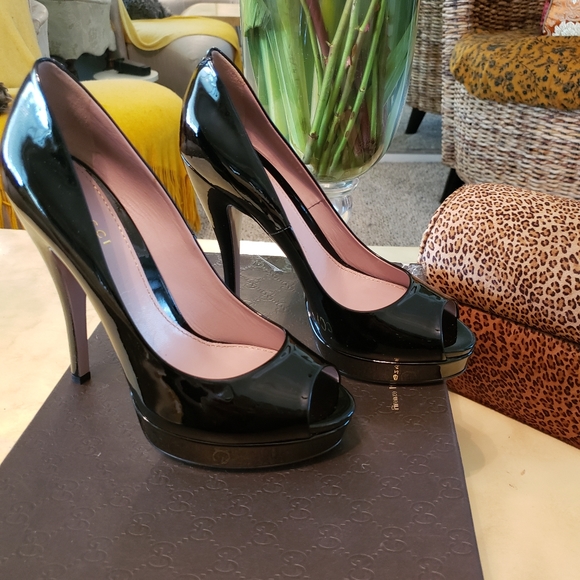 Gucci Patent Leather platform pump - Picture 4 of 4